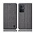 Cloth Case Stands Flip Cover H14P for Oppo F21s Pro 5G Gray