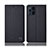 Cloth Case Stands Flip Cover H14P for Oppo Find X3 5G Black