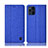 Cloth Case Stands Flip Cover H14P for Oppo Find X3 Pro 5G Blue