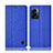 Cloth Case Stands Flip Cover H14P for Oppo K10 5G India Blue