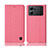 Cloth Case Stands Flip Cover H14P for Oppo K10 5G Pink