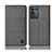 Cloth Case Stands Flip Cover H14P for Oppo K9S 5G Gray