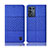 Cloth Case Stands Flip Cover H14P for Realme Q3t 5G Blue