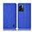 Cloth Case Stands Flip Cover H14P for Realme Q5i 5G Blue