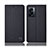 Cloth Case Stands Flip Cover H14P for Realme V23 5G Black