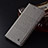 Cloth Case Stands Flip Cover H21P for Realme 10 5G Gray