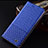 Cloth Case Stands Flip Cover H25P for Vivo iQOO 9 5G Blue