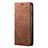 Cloth Case Stands Flip Cover L01 for Huawei Nova Lite 3 Plus Brown