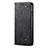 Cloth Case Stands Flip Cover L01 for Huawei P Smart (2020) Black