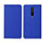 Cloth Case Stands Flip Cover L01 for Xiaomi Poco X2 Blue