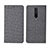 Cloth Case Stands Flip Cover L01 for Xiaomi Poco X2 Gray