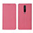 Cloth Case Stands Flip Cover L01 for Xiaomi Poco X2 Pink