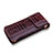 Crocodile Leather Case Flip Cover for Samsung W(2016) Brown