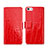 Crocodile Leather Stands Case for Apple iPhone 5 Red
