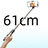 Extendable Folding Handheld Selfie Stick Tripod Bluetooth Remote Shutter Universal T31