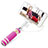 Extendable Folding Wired Handheld Selfie Stick Universal S18 Pink