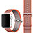 Fabric Strap Bracelet Band for Apple iWatch 38mm Orange