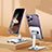 Flexible Tablet Stand Mount Holder Universal D01 for Apple iPad 10.2 (2019) Silver