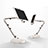 Flexible Tablet Stand Mount Holder Universal H07 for Huawei Matebook E 12 White