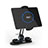 Flexible Tablet Stand Mount Holder Universal H11 for Huawei Mediapad T2 7.0 BGO-DL09 BGO-L03 Black