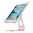 Flexible Tablet Stand Mount Holder Universal K15 for Apple iPad Pro 12.9 (2021) Rose Gold