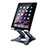 Flexible Tablet Stand Mount Holder Universal K18 for Apple iPad 10.2 (2019) Dark Gray