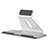 Flexible Tablet Stand Mount Holder Universal K21 for Apple iPad 10.2 (2020) Silver