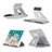 Flexible Tablet Stand Mount Holder Universal K21 for Apple iPad 10.2 (2020) Silver