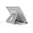 Flexible Tablet Stand Mount Holder Universal K21 for Samsung Galaxy Tab S 8.4 SM-T705 LTE 4G Silver