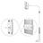 Flexible Tablet Stand Mount Holder Universal T33 for Huawei Honor WaterPlay 10.1 HDN-W09 Silver