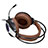 Foldable Sports Stereo Earphone Headphone H54 Brown