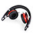 Foldable Sports Stereo Earphone Headphone H60 Red