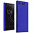 Hard Rigid Plastic Case Quicksand Cover for Sony Xperia XZ1 Compact Blue