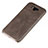 Hard Rigid Plastic Leather Snap On Case for Huawei Honor Magic Brown