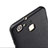 Hard Rigid Plastic Leather Snap On Case for Huawei P8 Lite Smart Black