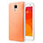 Hard Rigid Plastic Leather Snap On Case for Xiaomi Mi 4 LTE Orange