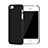 Hard Rigid Plastic Matte Finish Back Cover for Apple iPhone 5 Black