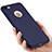 Hard Rigid Plastic Matte Finish Back Cover for Apple iPhone 7 Blue