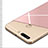 Hard Rigid Plastic Matte Finish Back Cover Line for Huawei Honor 8 Pro Rose Gold