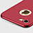 Hard Rigid Plastic Matte Finish Back Cover with Finger Ring Stand for Apple iPhone 7 Red