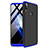 Hard Rigid Plastic Matte Finish Case Back Cover A01 for Huawei Enjoy 9 Plus Blue and Black