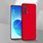Hard Rigid Plastic Matte Finish Case Back Cover for Oppo Reno6 Pro+ Plus 5G Red