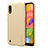 Hard Rigid Plastic Matte Finish Case Back Cover for Samsung Galaxy A01 SM-A015 Gold