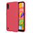 Hard Rigid Plastic Matte Finish Case Back Cover for Samsung Galaxy A01 SM-A015 Red