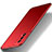 Hard Rigid Plastic Matte Finish Case Back Cover for Vivo iQOO Z5 5G Red