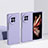 Hard Rigid Plastic Matte Finish Case Back Cover for Vivo X Fold Clove Purple