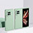 Hard Rigid Plastic Matte Finish Case Back Cover for Vivo X Fold Matcha Green