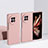 Hard Rigid Plastic Matte Finish Case Back Cover for Vivo X Fold Pink