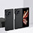 Hard Rigid Plastic Matte Finish Case Back Cover for Vivo X Fold Plus Black