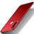 Hard Rigid Plastic Matte Finish Case Back Cover for Vivo Y3s Red